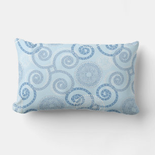 Lendenkissen Blau Perle