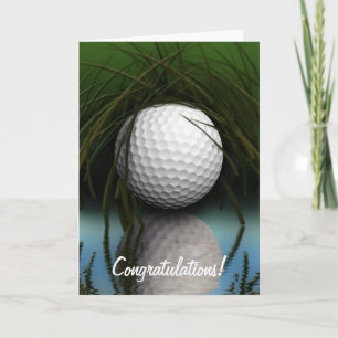 "L'ENDROIT CACHANT" Cartes de voeux du golfeur amu