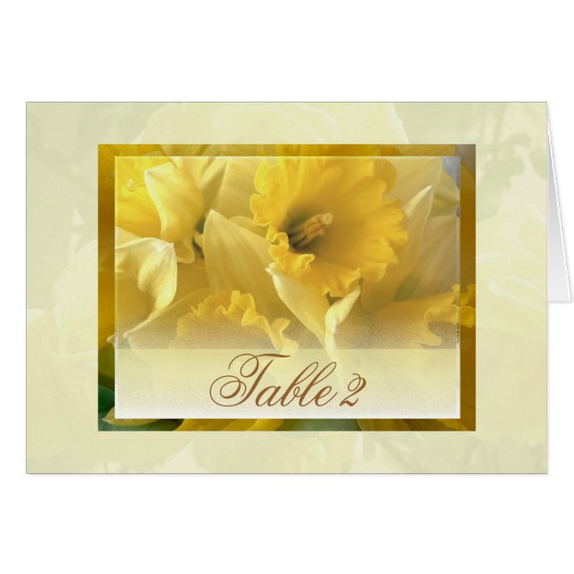 L'endroit de mariage carde 2 (Devant Horizontal)