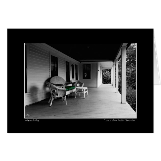 L'endroit où il chante, la carte de place Frost's (Devant horizontal)