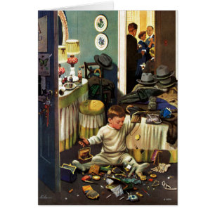 L'enfant en bas âge vide des bourses