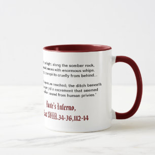L'enfer de Dante, tasse du chant XVIII