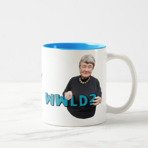 Leni-Marken-Klugheit - WWLD? Zweifarbige Tasse