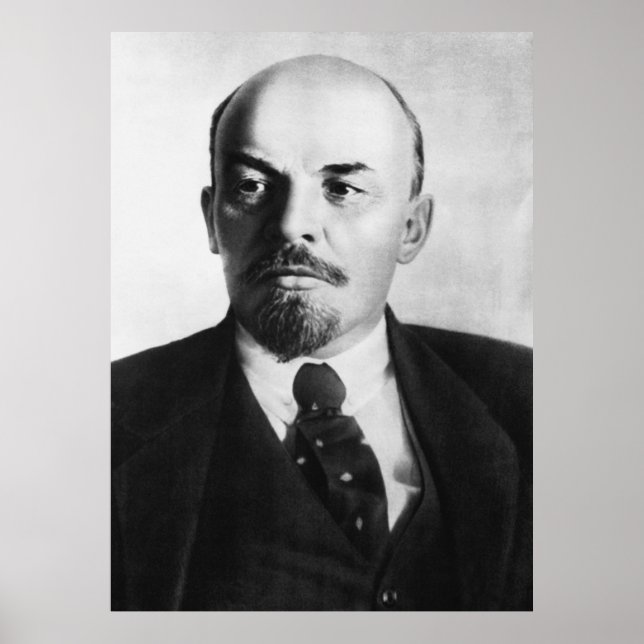 Lenin-Foto-Portrait Poster (Vorne)