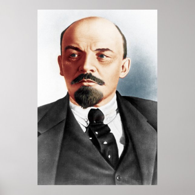 Lenin-Foto-Portrait Poster (Vorne)