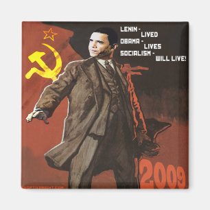 Lenin lebte Obama-Leben Magnet