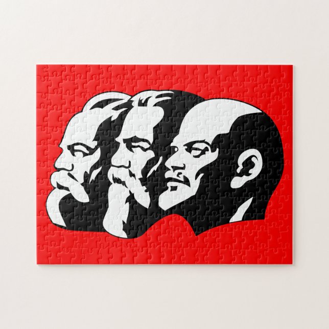 Lenin, Marx, Engels, Soviet Union, Communism (Horizontal)