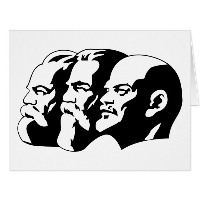 Lenin, Marx, Engels, Soviet Union, Communism (Vorderseite (Horizontal))