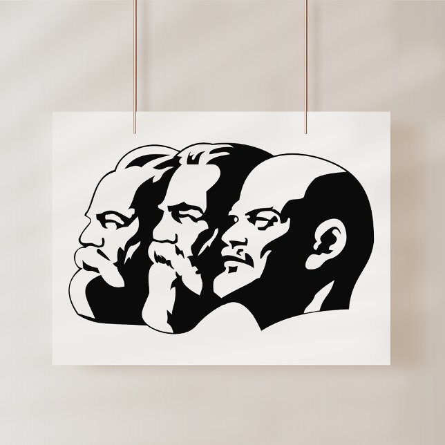 Lenin, Marx, Engels, Soviet Union, Communism Poster (Von Creator hochgeladen)