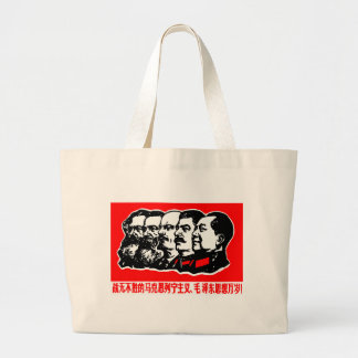 Lenin Marx Mao Zedong Jumbo Stoffbeutel