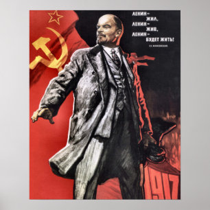 Lenin-Plakat von der russischen Revolution Poster