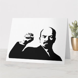 Lenin, UdSSR, CCCP, sowjetische Gewerkschaft, Komm Karte