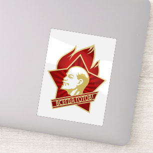 Lenin, UdSSR, CCCP, Sowjetunion, Kommunismus Aufkleber