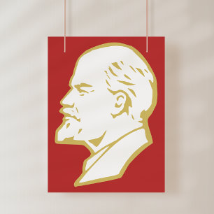 Lenin, UdSSR, CCCP, Sowjetunion, Kommunismus Fotodruck
