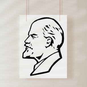 Lenin, UdSSR, CCCP, Sowjetunion, Kommunismus Fotodruck