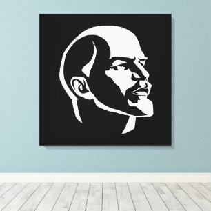 Lenin, UdSSR, CCCP, Sowjetunion, Kommunismus Leinwanddruck
