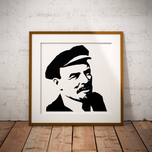 Lenin, UdSSR, CCCP, Sowjetunion, Kommunismus Poster