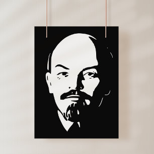 Lenin, UdSSR, CCCP, Sowjetunion, Kommunismus Poster