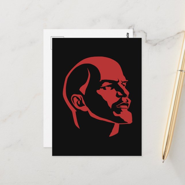 Lenin, USSR, CCCP, Soviet Union, Communism Postkarte (Vorderseite/Rückseite Beispiel)