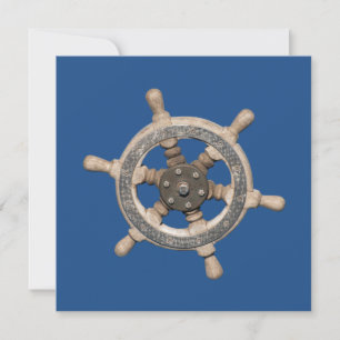 Lenkrad des Schiffes