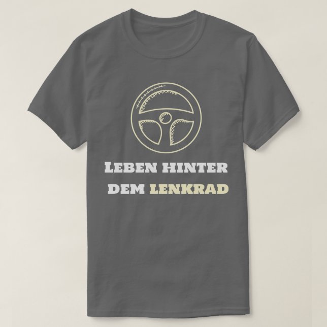 Lenkrad T-Shirt (Design vorne)