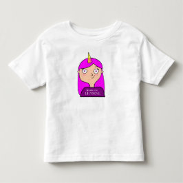 Lenkradkleid bin ich ein Einhorn Kleinkind T-shirt