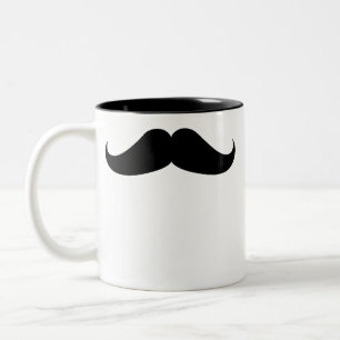 Lenkstangen-Schnurrbart Zweifarbige Tasse