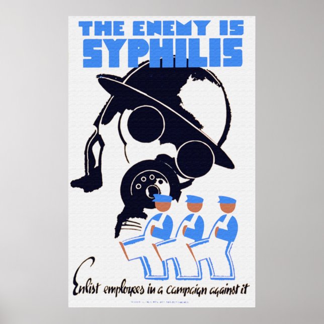 L'ennemi c'est la syphilis Poster (Devant)
