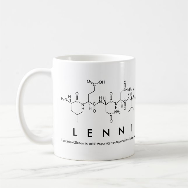 Lenni peptide nom mug (Gauche)