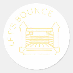 Lennon Bounce House "Let's Bounce" Aufkleber