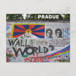 Lennon Wall Prag Tschechische Republik Reisen Postkarte