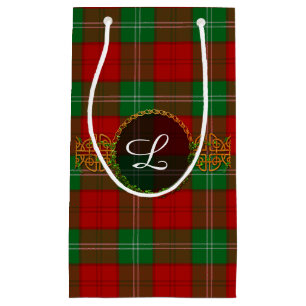 Lennox Tartan und Monogramm Kleine Geschenktüte