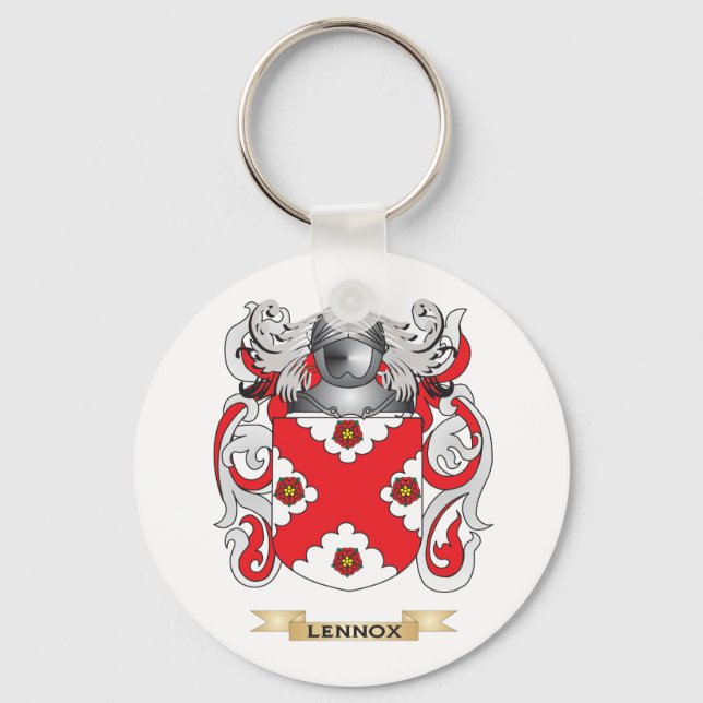Lennox-Wappen (Familienwappen) Schlüsselanhänger (Vorderseite)