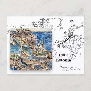 Lennusadam Museum, Tallinn Estland Postkarte