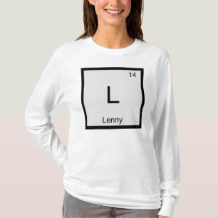 Lenny Name Chemie Element Periodensystem T-Shirt