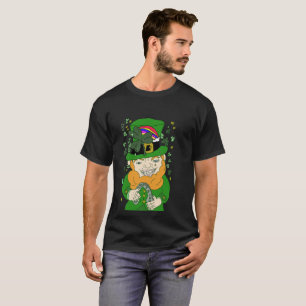 Lenny The Leprechaun Men's Basic Dark T - Shirt