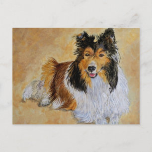 Lenny the Sheltie Postkarte