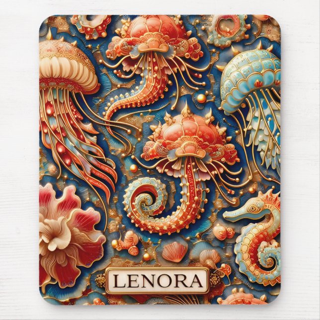 LENORA ~ RED BLUME ~ Mousepad (Vorne)