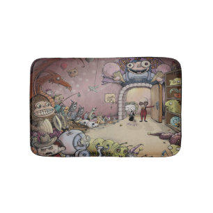 Lenore in der Himmels-Bad-Matte Badematte