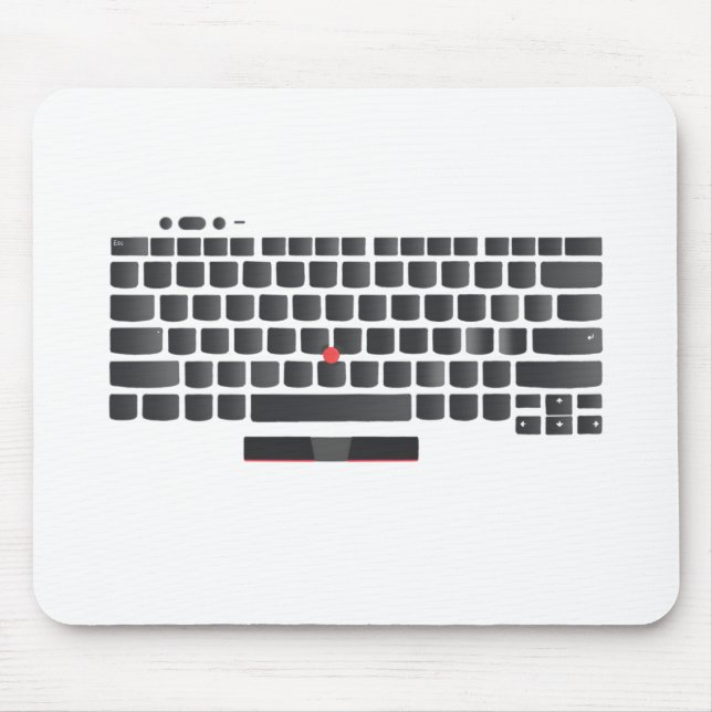Lenovo Thinkpad Keyboard Layout T - Shirt (Bearbei Mousepad (Vorne)