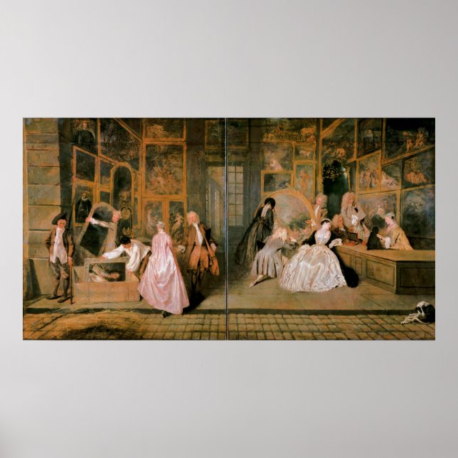 L'Enseie de Gersaint, 1720 Poster (Vorne)