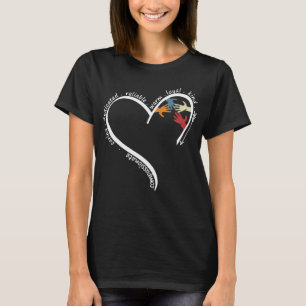 L'enseignement est une œuvre de cœur – T-shirt cad
