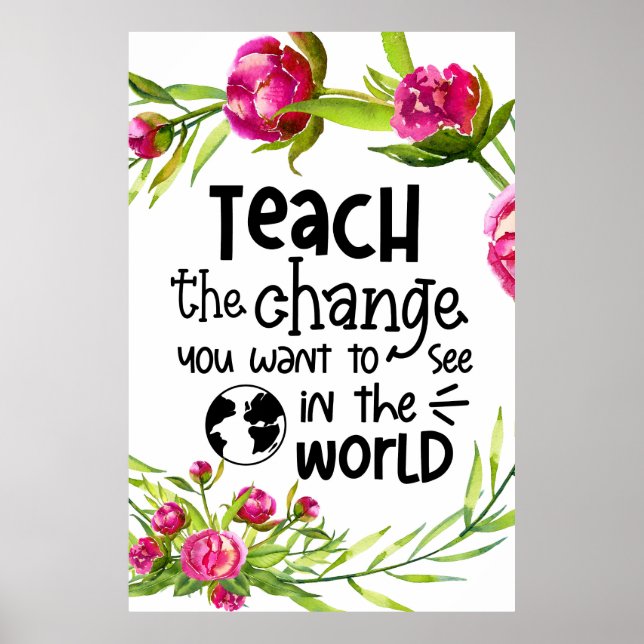 L'enseignement que vous voulez voir poster (Devant)