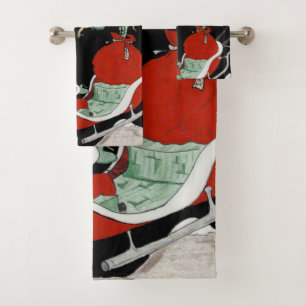 L'ensemble de serviette de salle de bains de