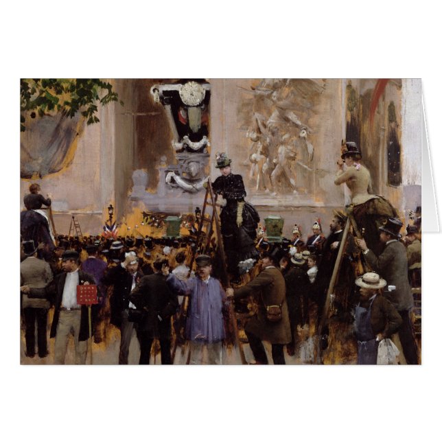 L'enterrement de Victor Hugo (Devant horizontal)