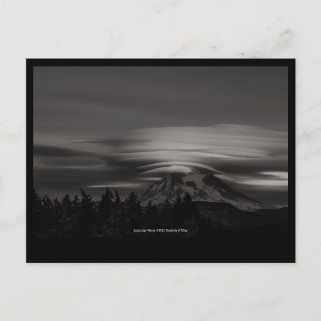 Lenticular Waves Postkarte (Vorderseite)