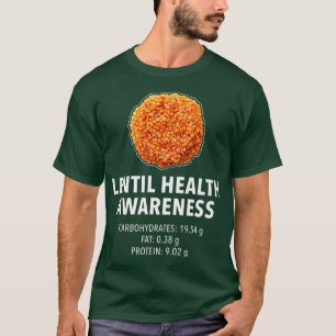 Lentil Health Epert Brown Yellow French Green T-Shirt