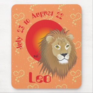 Leo 23. Juli bis August 22 Mouse Pad Mousepad