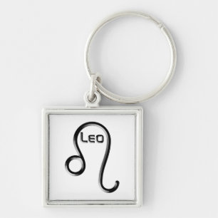 LEO, Abstract Design of the Zodiac Sign, Schlüsselanhänger
