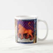 Leo Ancient Zodiac Sign Astrologie Kaffee Cup/Tass